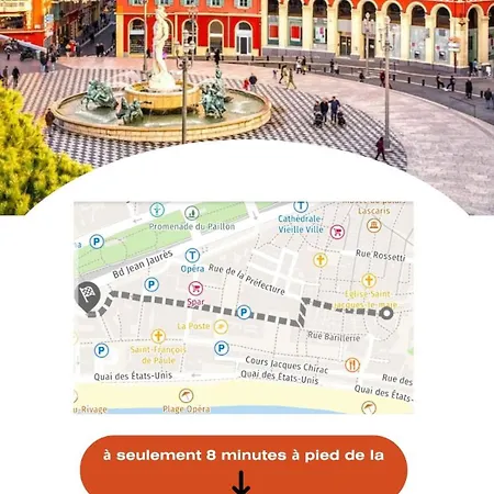 Au Coeur Du Vieux Emplacement Ideal! Apartment Nice